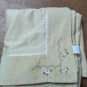 Vintage 100 cotton rectangle table cloth7pc